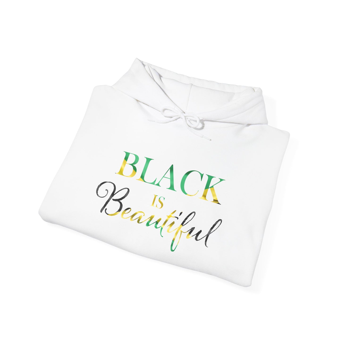 Black Is Beautiful Jamaican Flag Unisex Hoodie