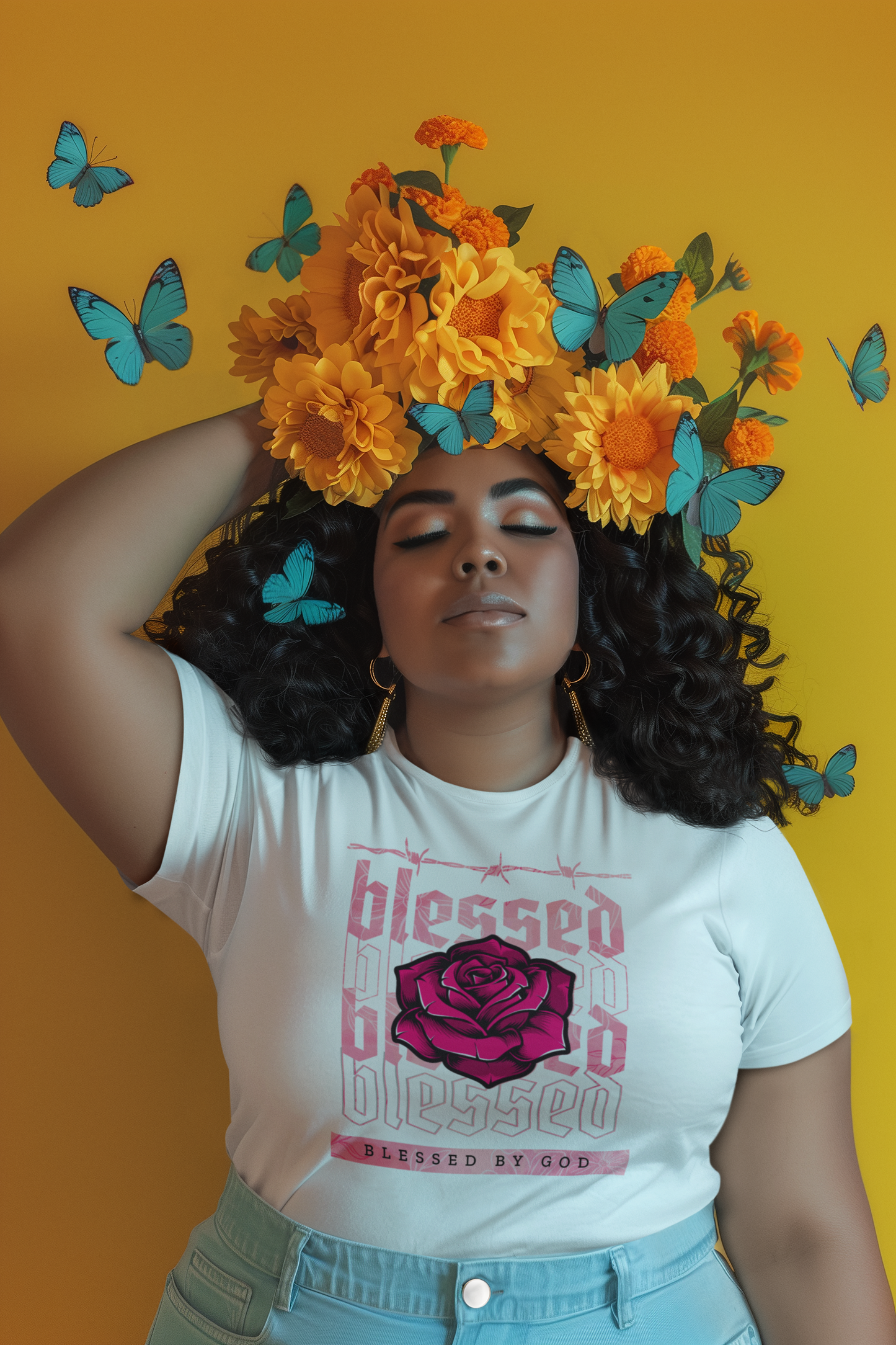 Blessed Pink Tee