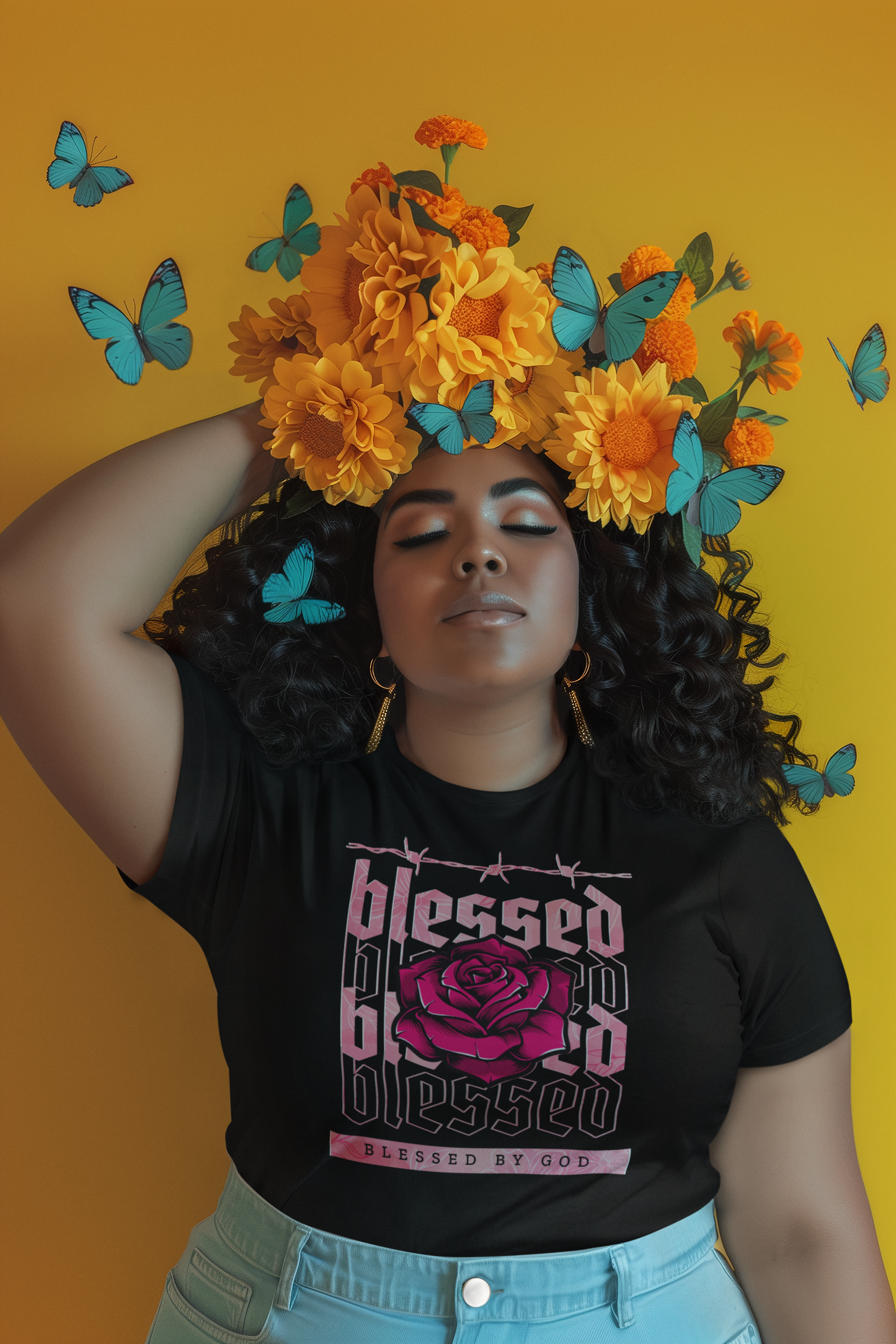 Blessed Pink Tee
