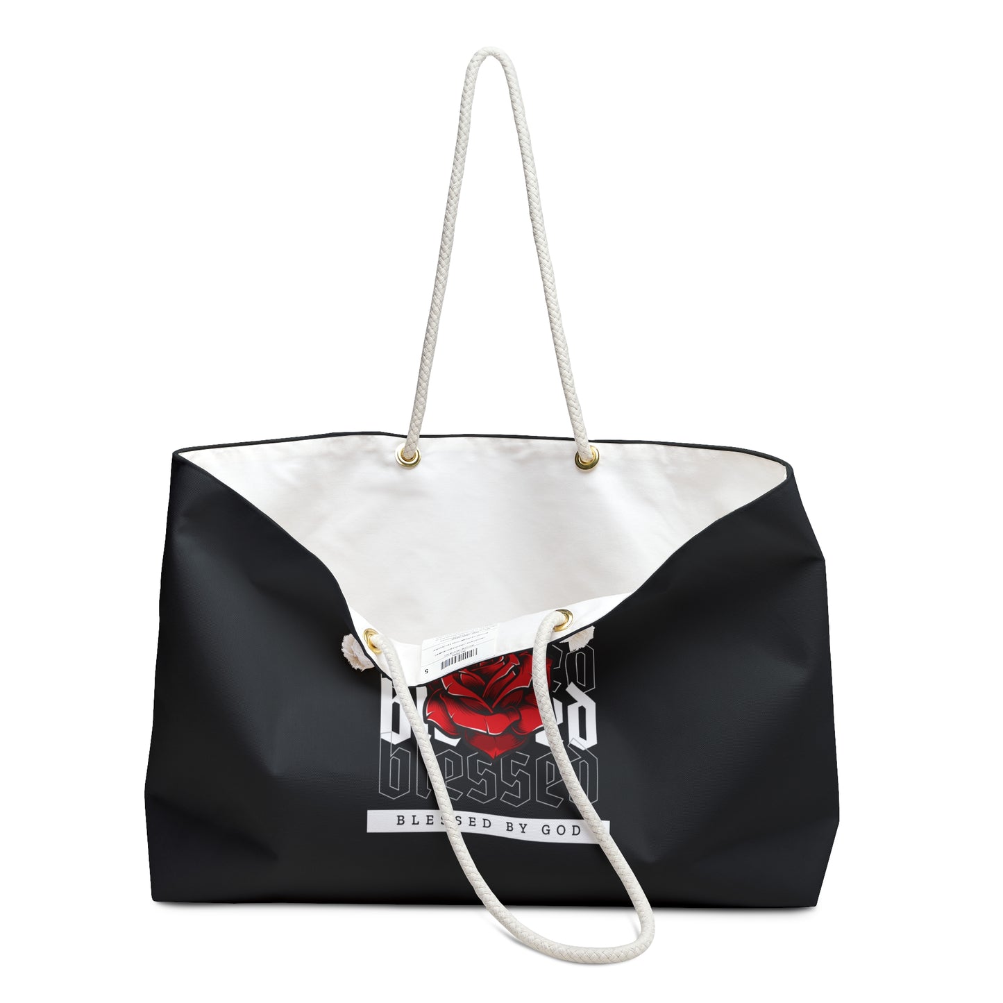 Blessed Black Weekender Bag
