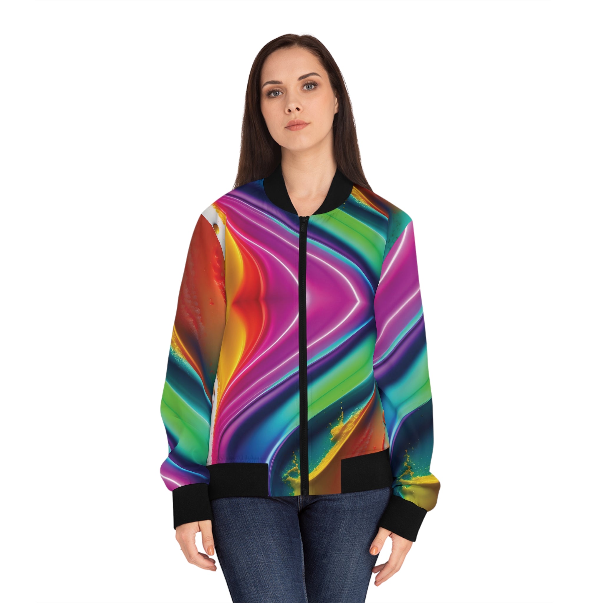 Candy Girl Fashion Women's Bomber Jacket