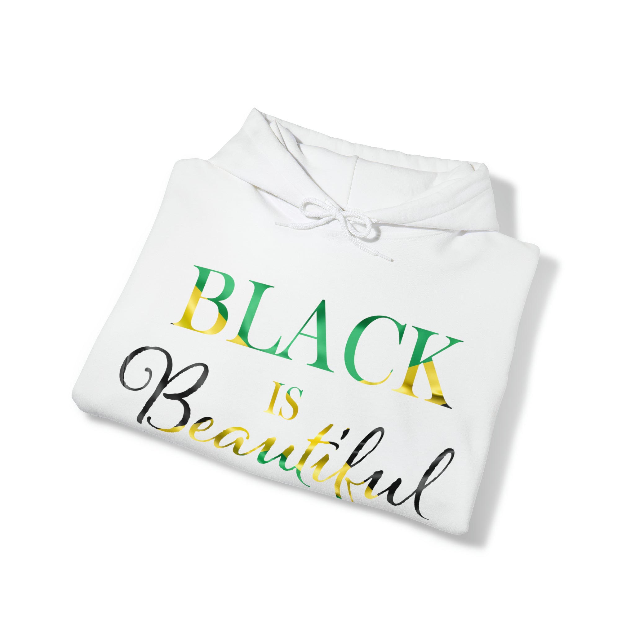 Black Is Beautiful Jamaican Flag Unisex Hoodie