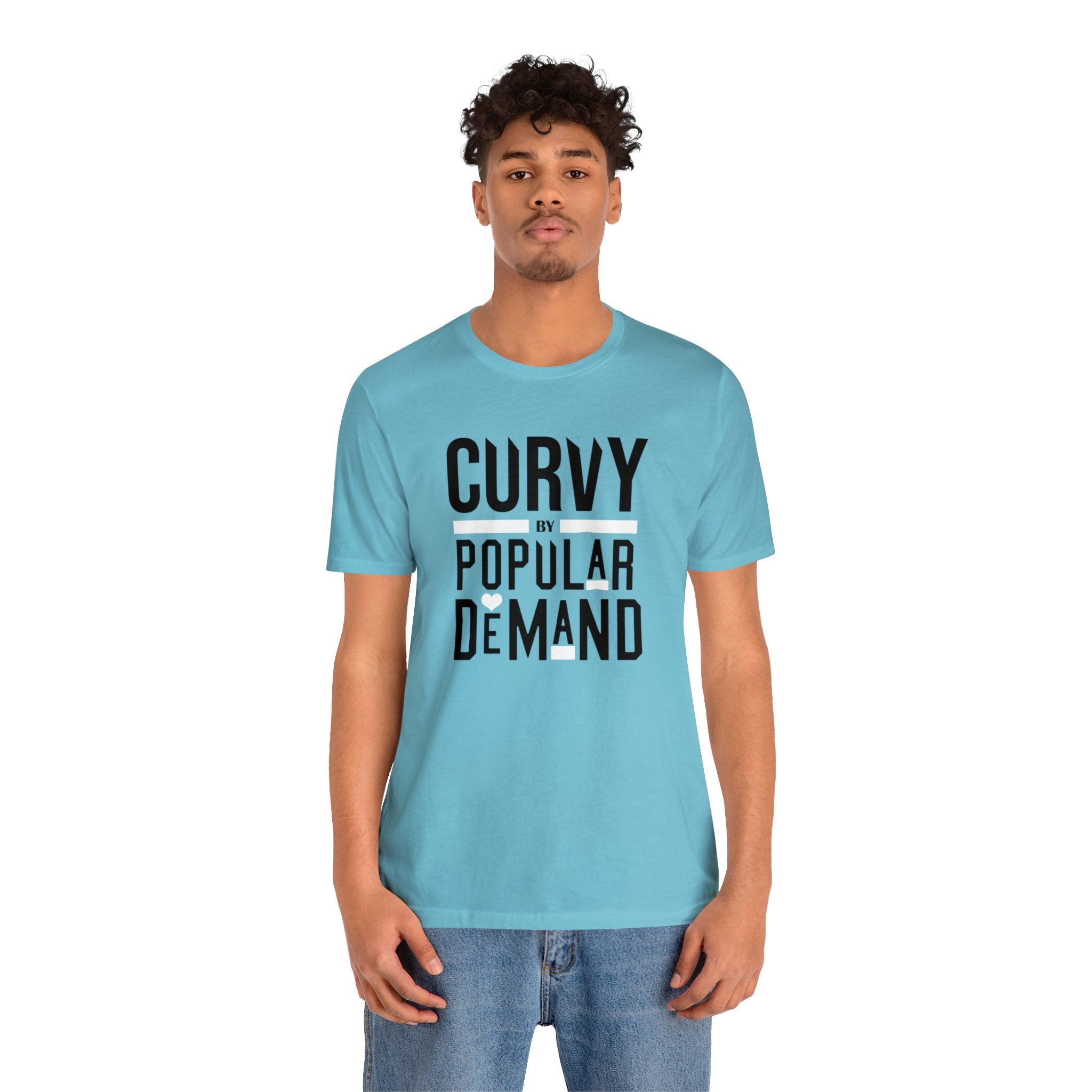 Curvy By Popular Deman Jersey Short Sleeve Tee