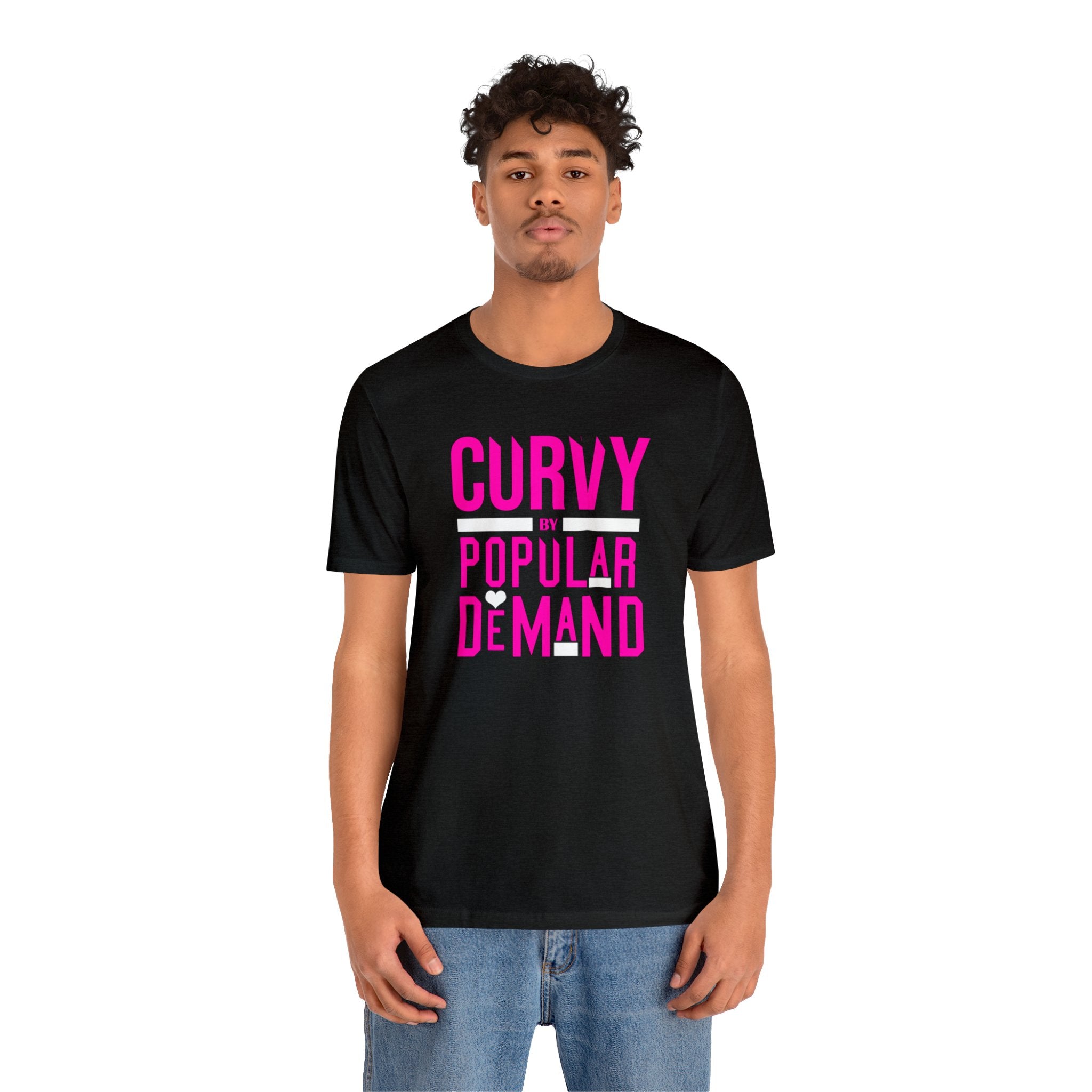 Curvy By Popular Deman Jersey Short Sleeve Tee