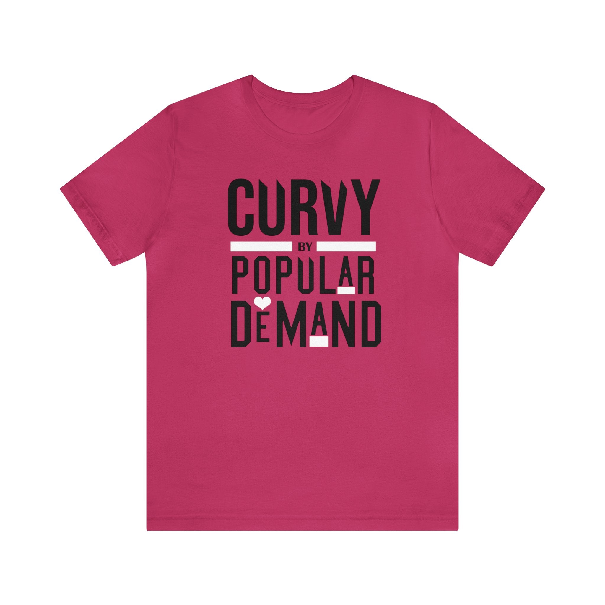 Curvy By Popular Deman Jersey Short Sleeve Tee