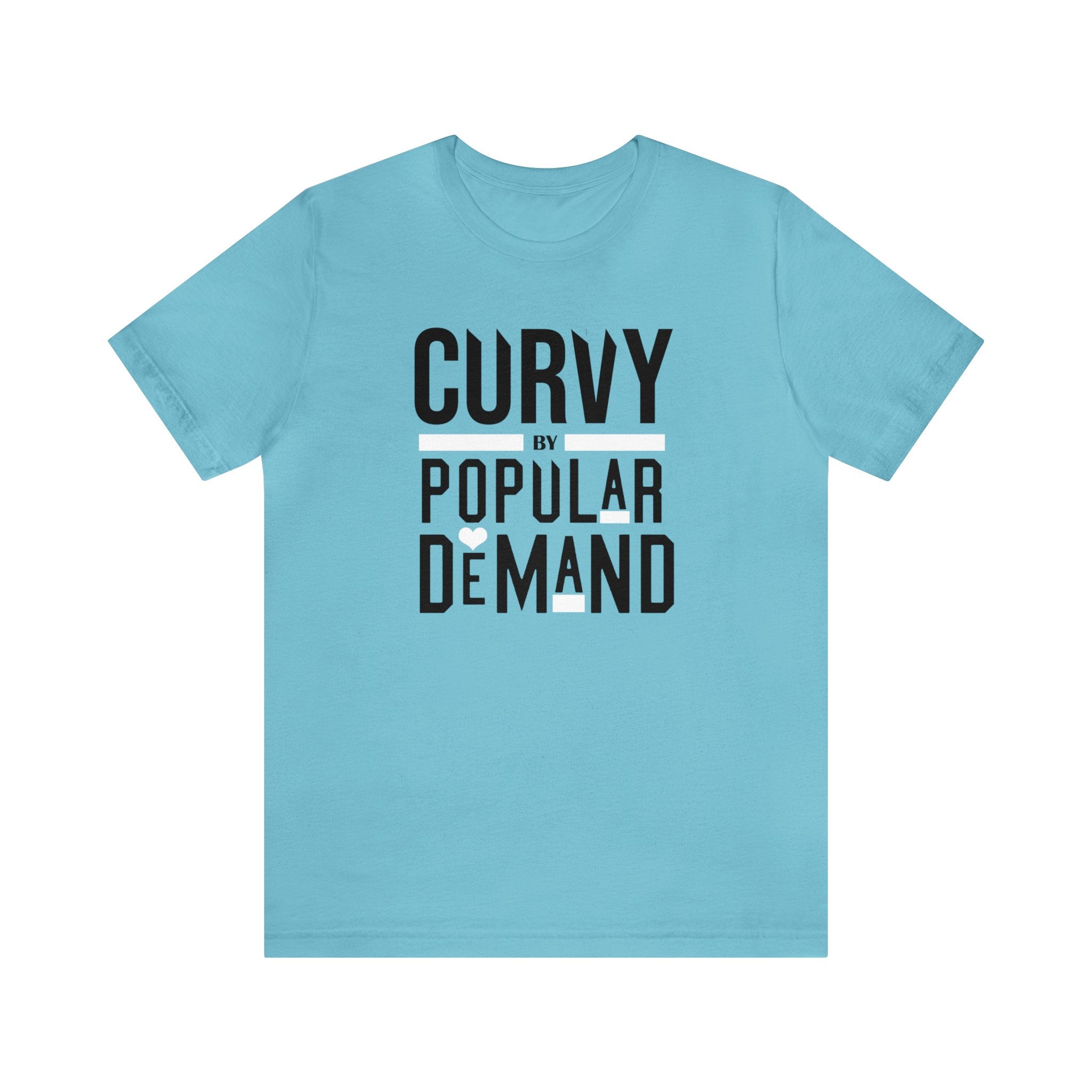 Curvy By Popular Deman Jersey Short Sleeve Tee