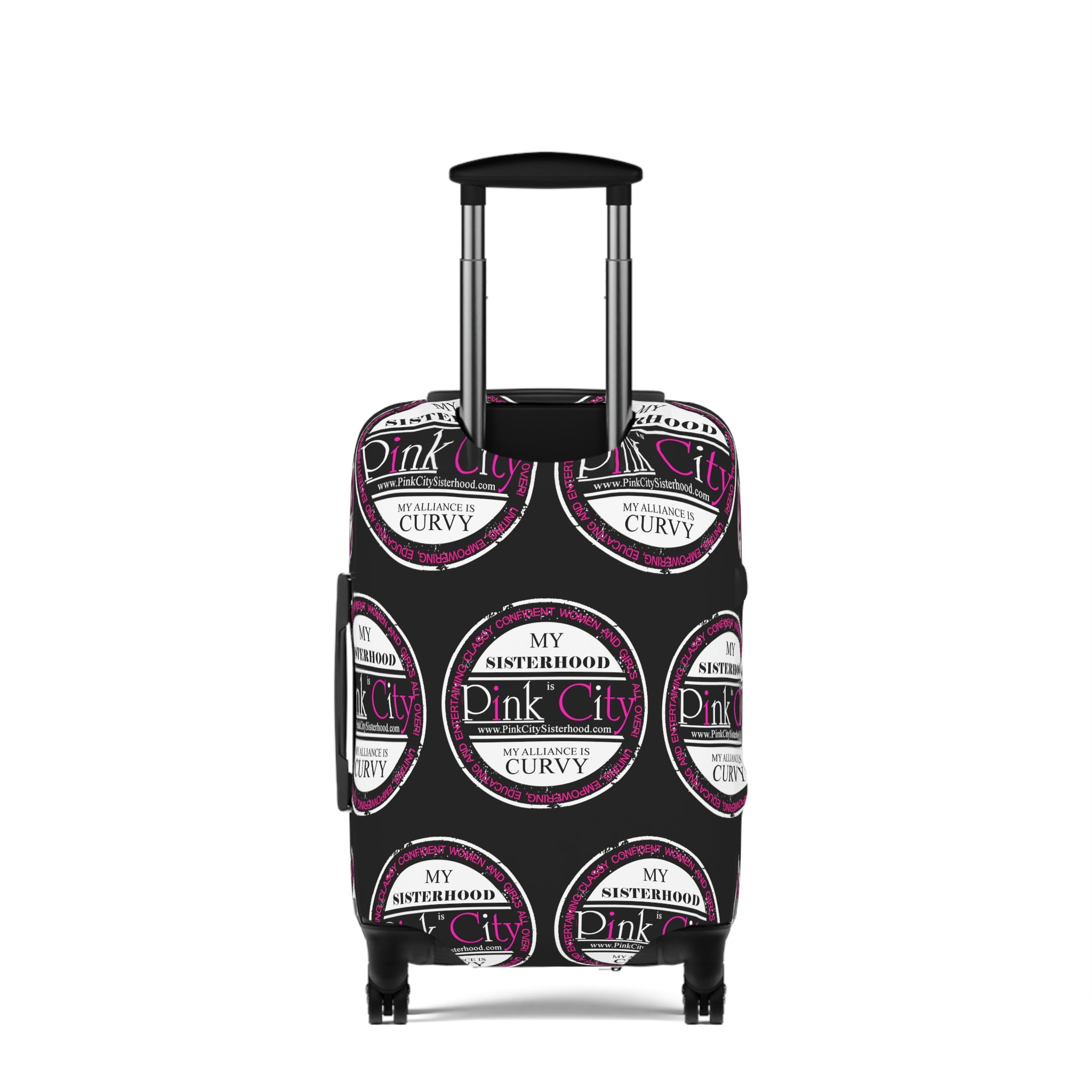 My Sisterhood is Pink City, My Alliance is Curvy Luggage Cover