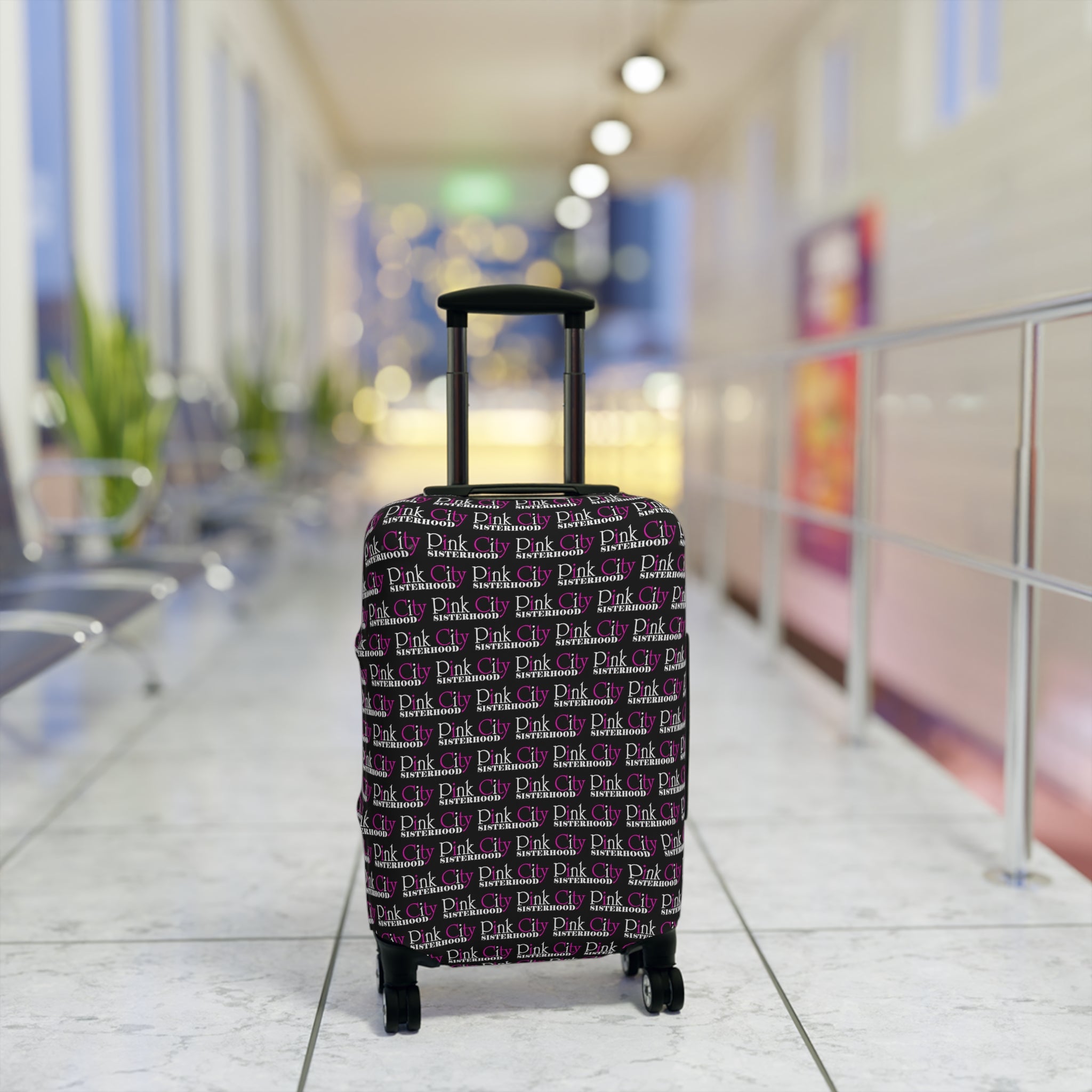 Pink City Sisterhood Luggage Cover