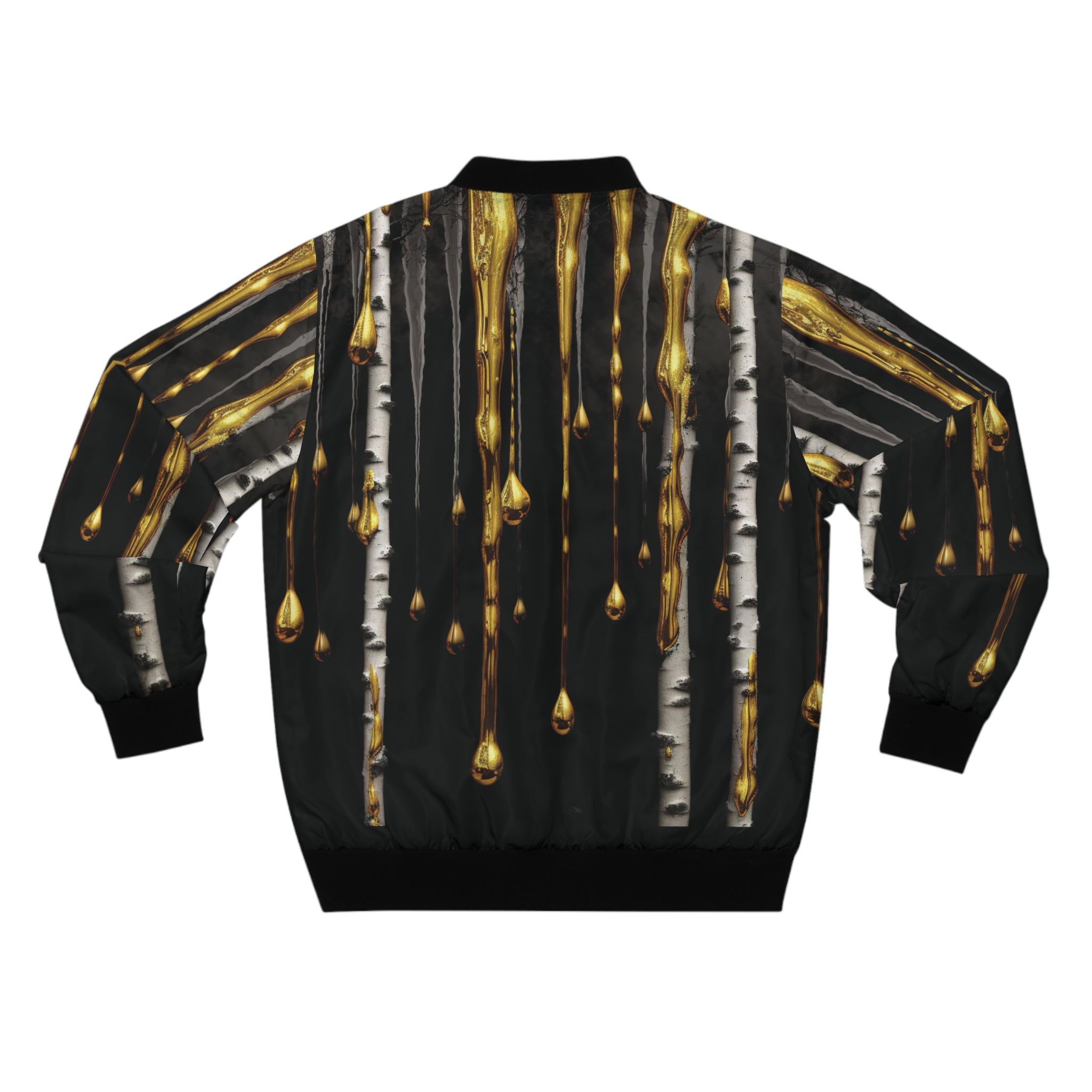 Men's Gold Tears Bomber Jacket