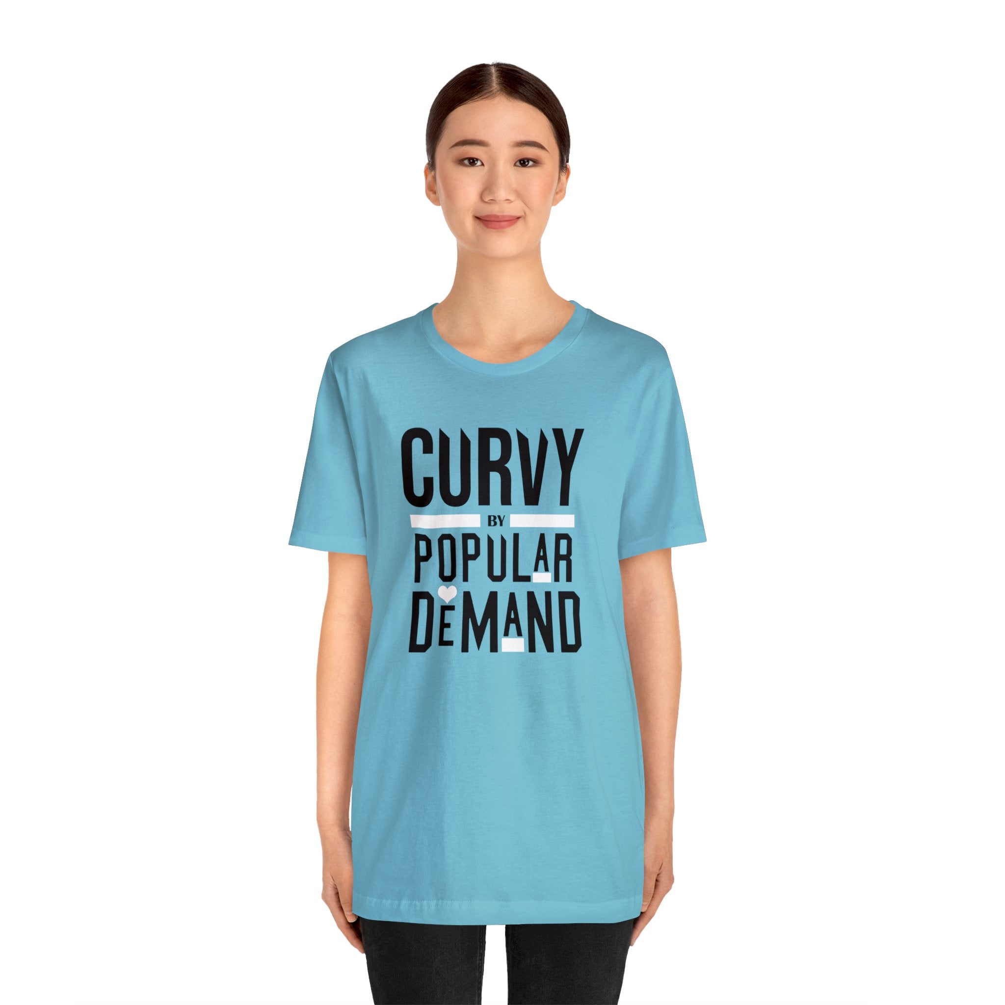 Curvy By Popular Deman Jersey Short Sleeve Tee