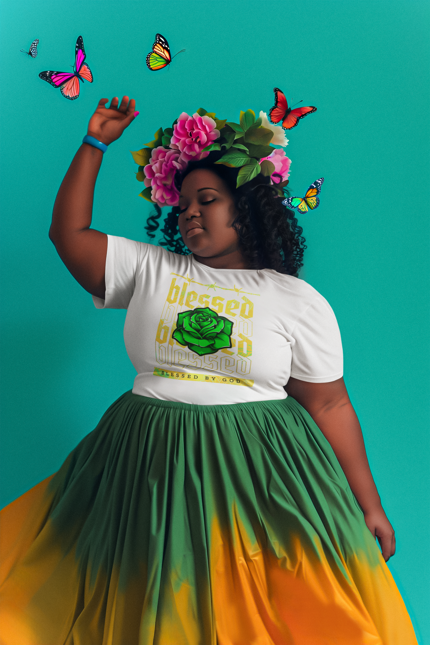 Blessed Yellow Tee