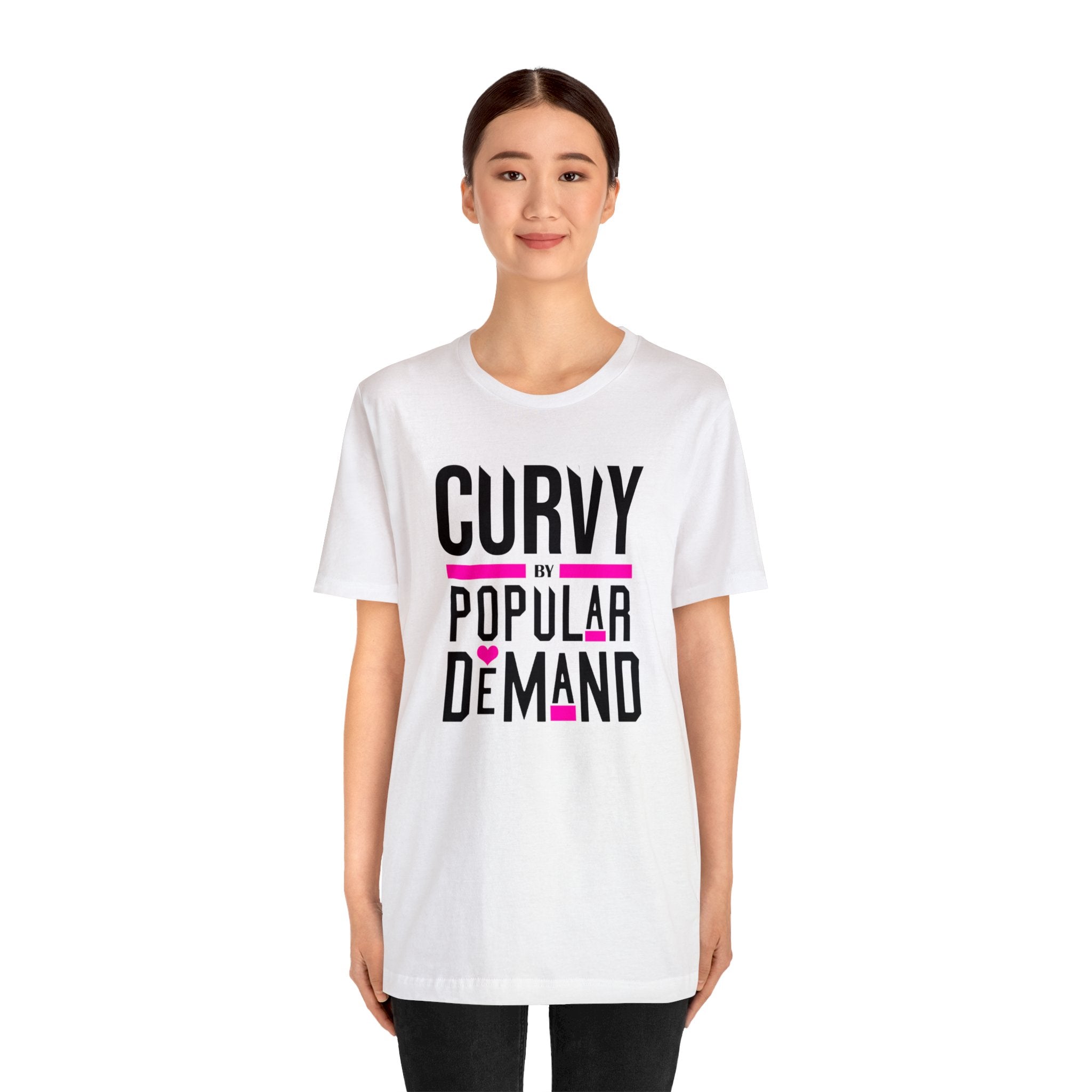 Curvy By Popular Deman Jersey Short Sleeve Tee