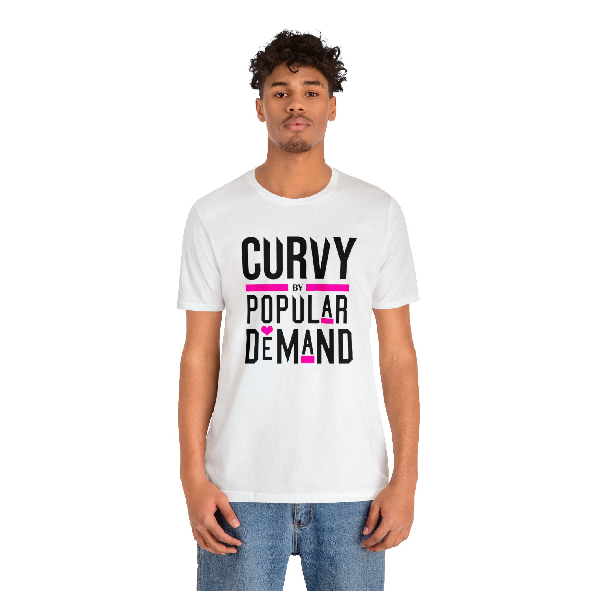 Curvy By Popular Deman Jersey Short Sleeve Tee