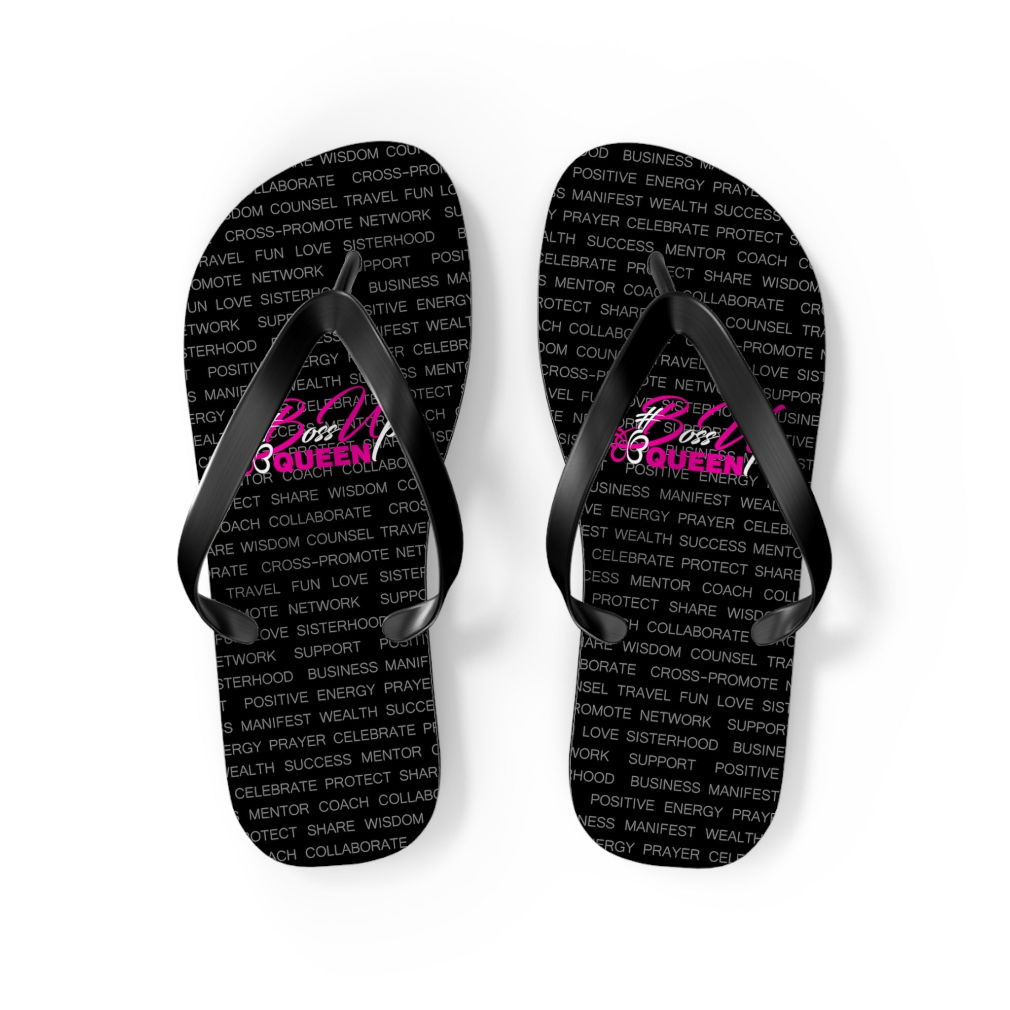 Boss Up Queen Flip Flops