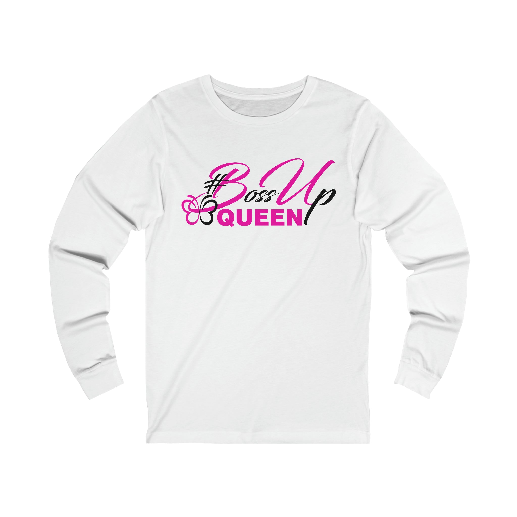 Boss Up Queen Jersey Long Sleeve Tee