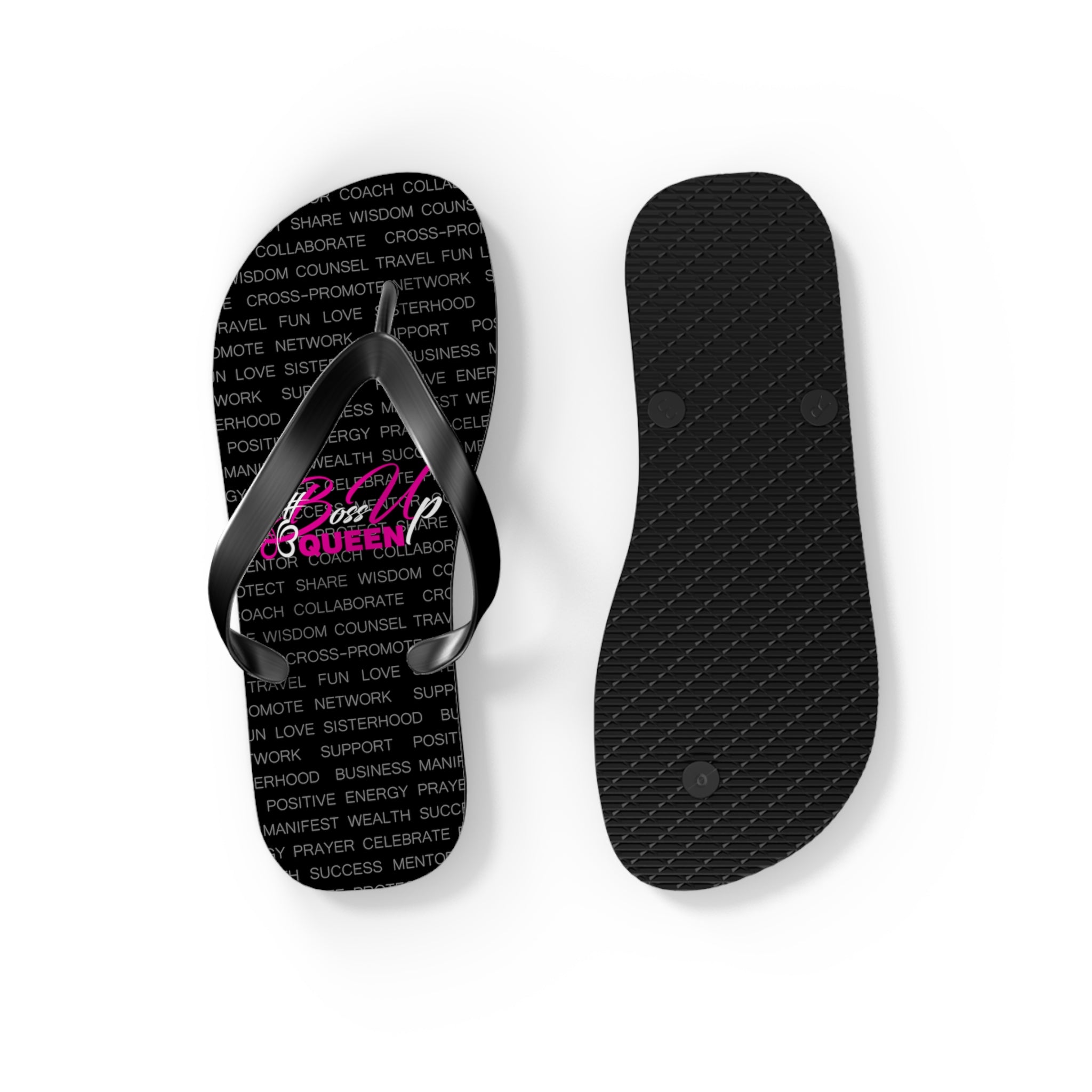 Boss Up Queen Flip Flops