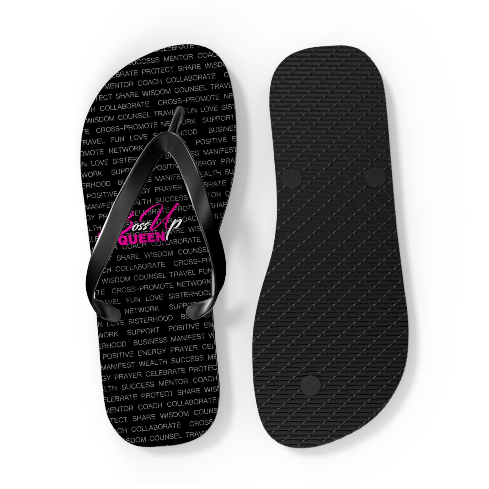 Boss Up Queen Flip Flops