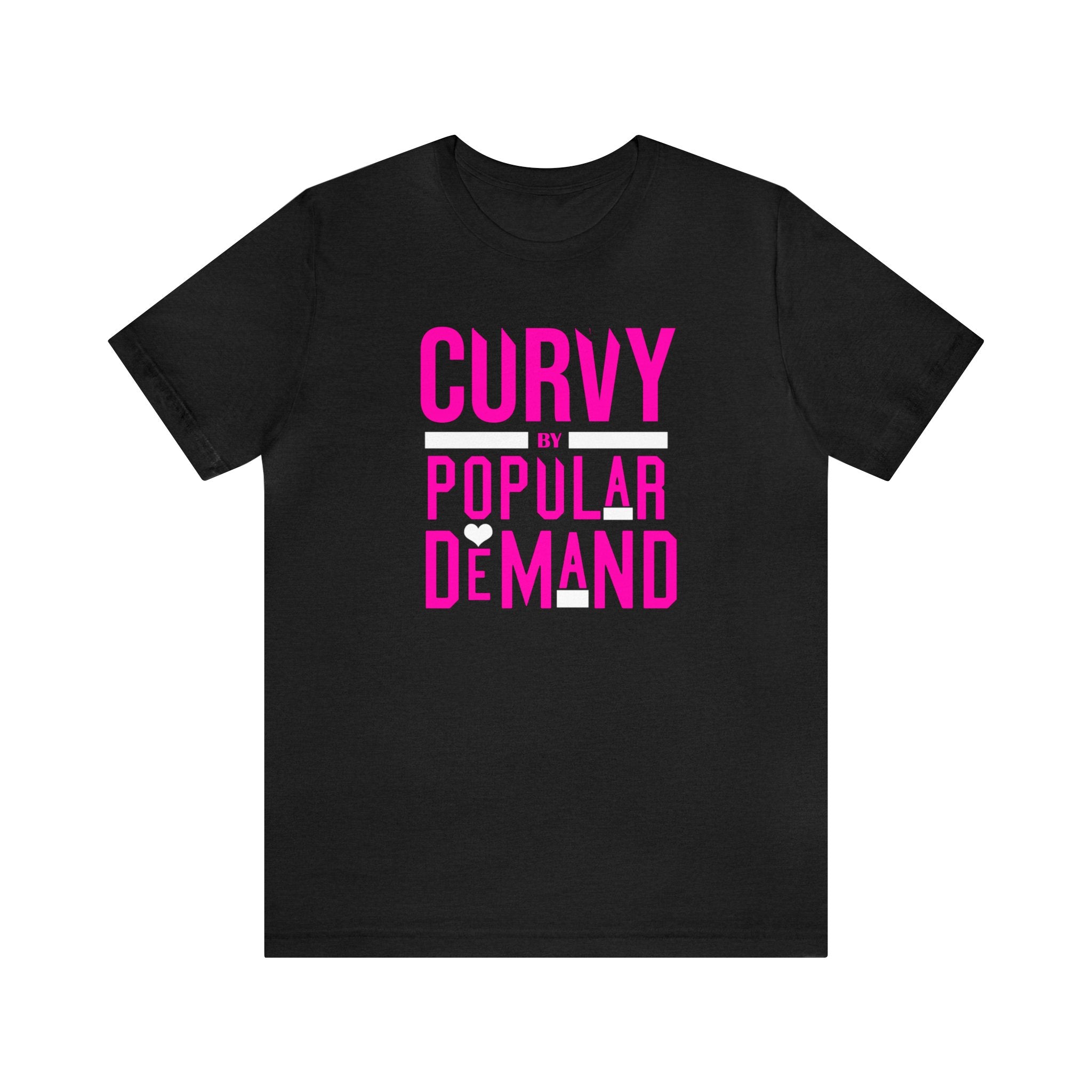 Curvy By Popular Deman Jersey Short Sleeve Tee