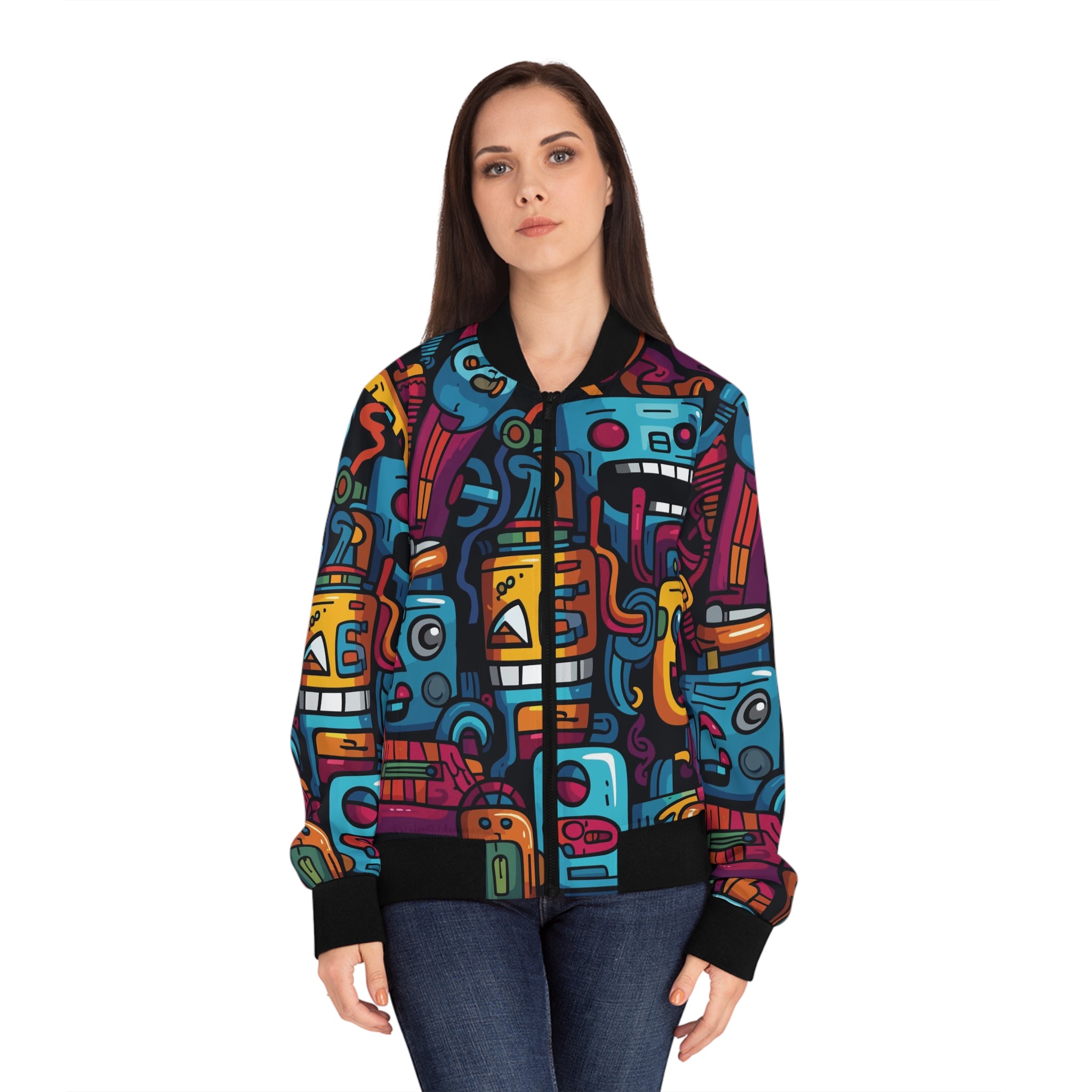 Robot Fashion Women's Bomber Jacket