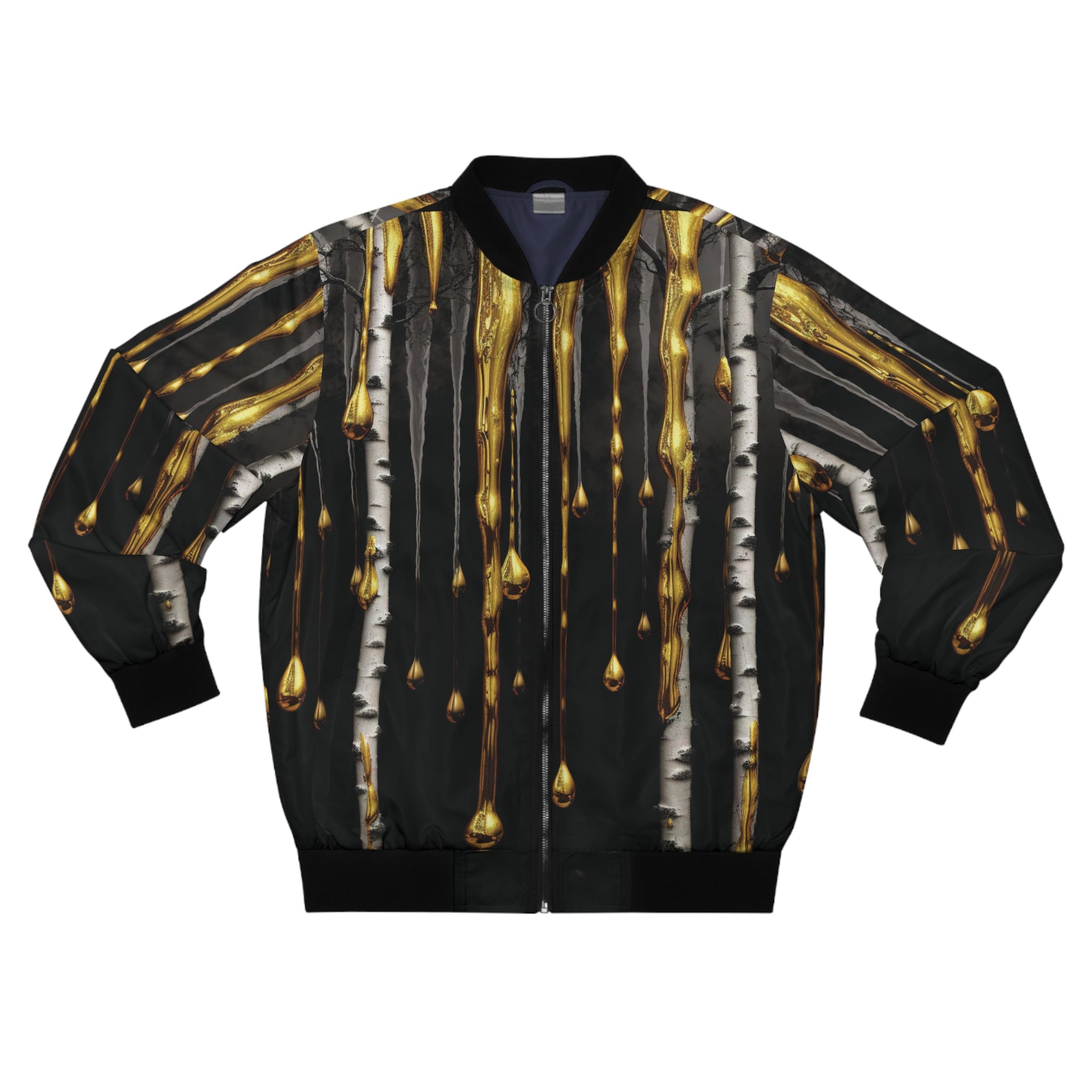 Men's Gold Tears Bomber Jacket