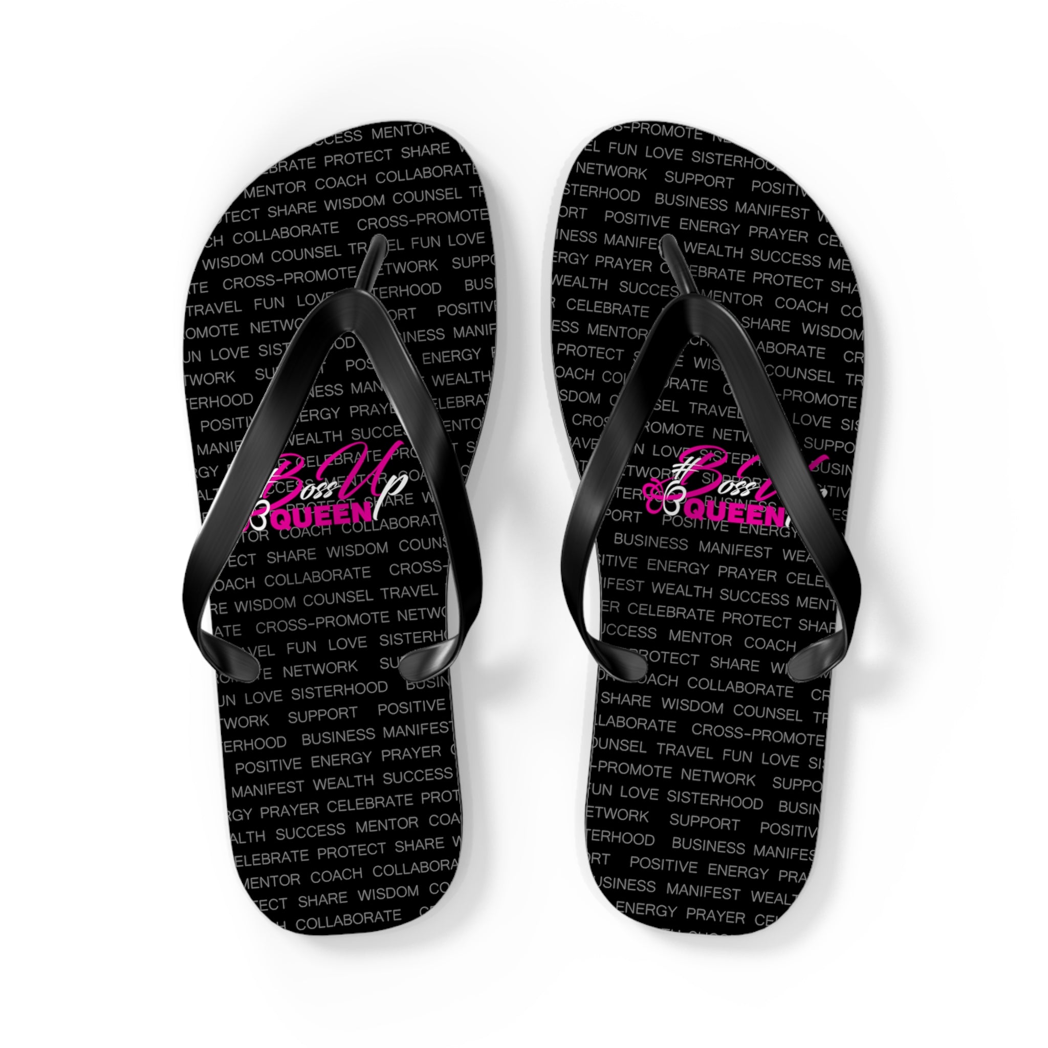 Boss Up Queen Flip Flops