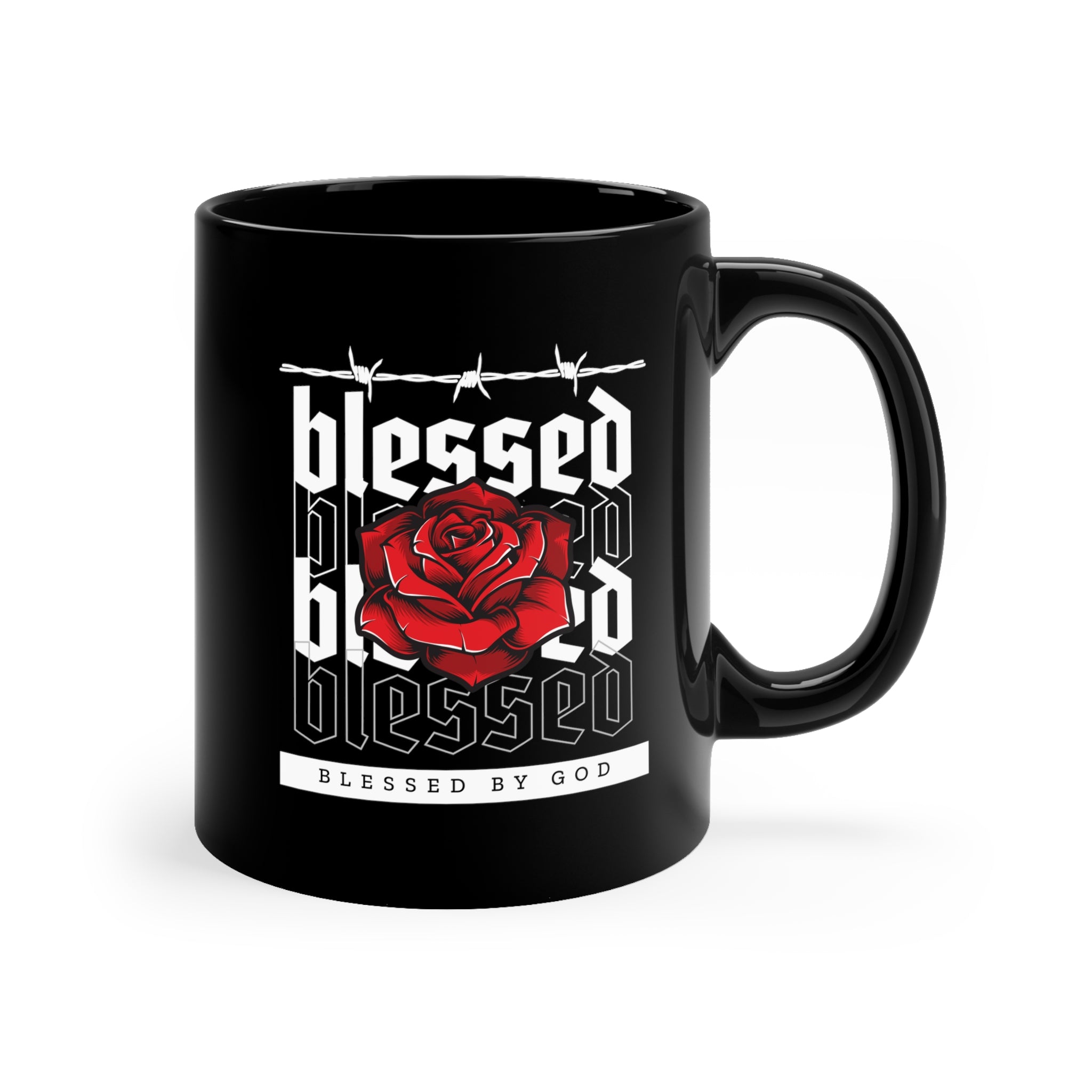 Blessed 11oz Black Mug