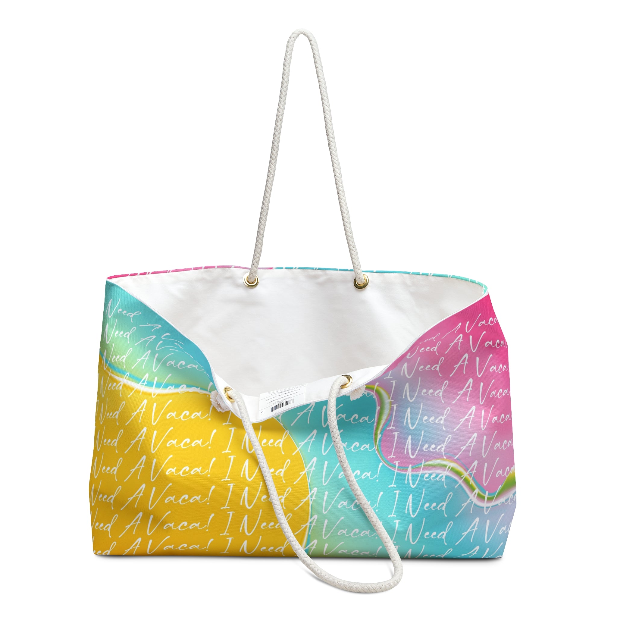 I Need A Vaca Beach Bag