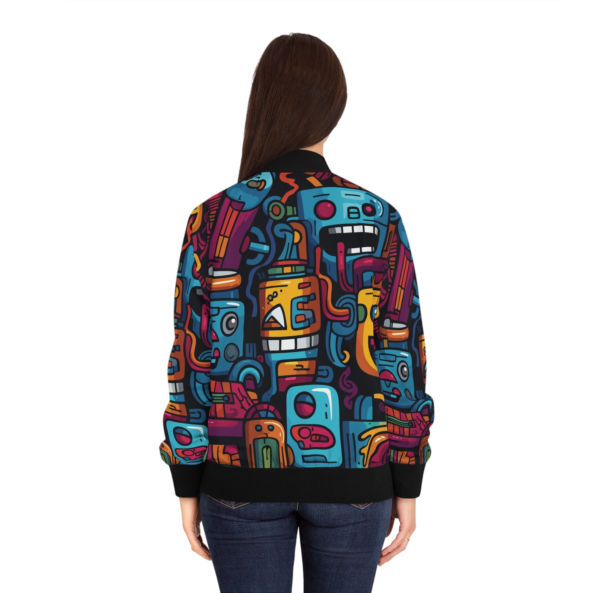 Robot Fashion Women's Bomber Jacket