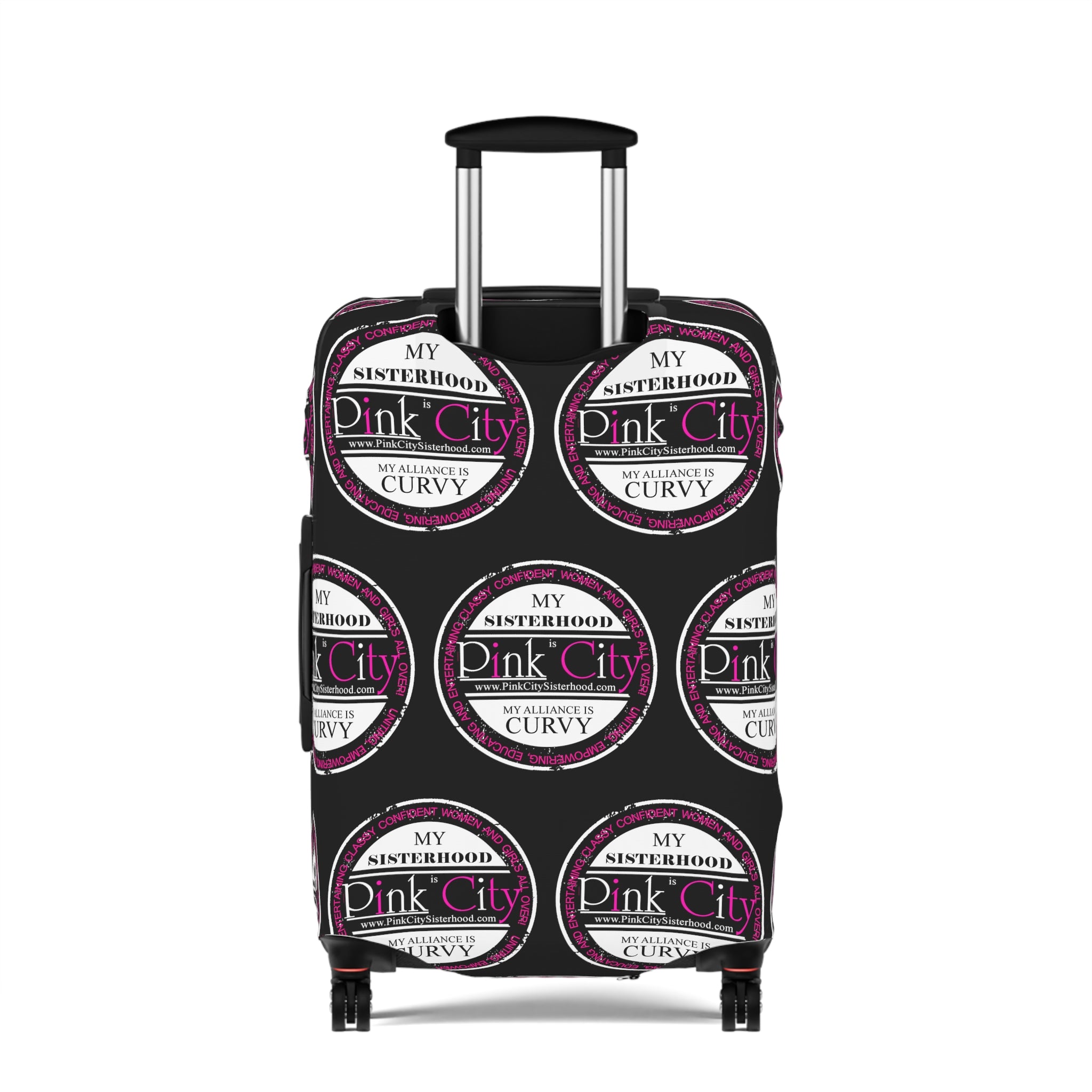 My Sisterhood is Pink City, My Alliance is Curvy Luggage Cover