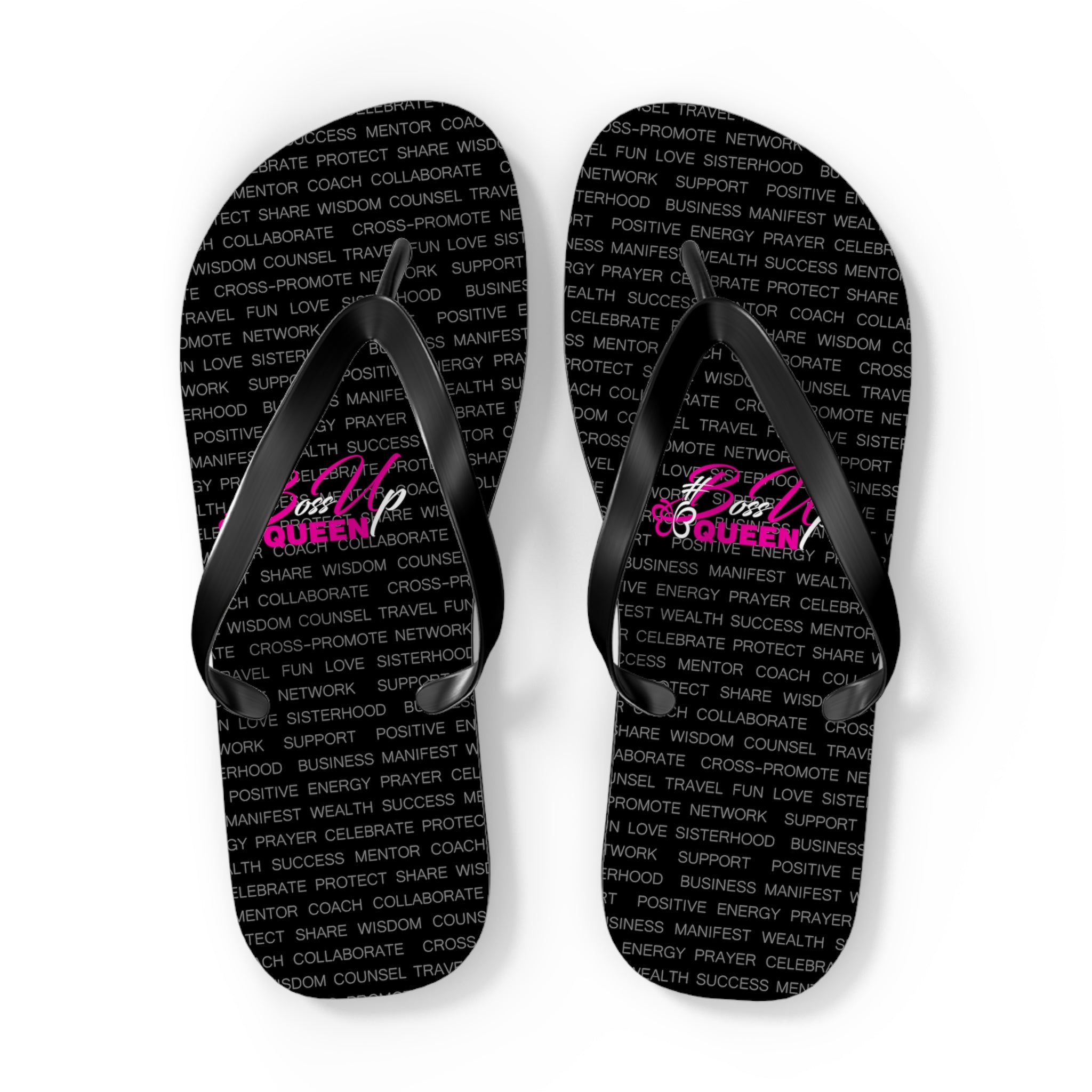 Boss Up Queen Flip Flops