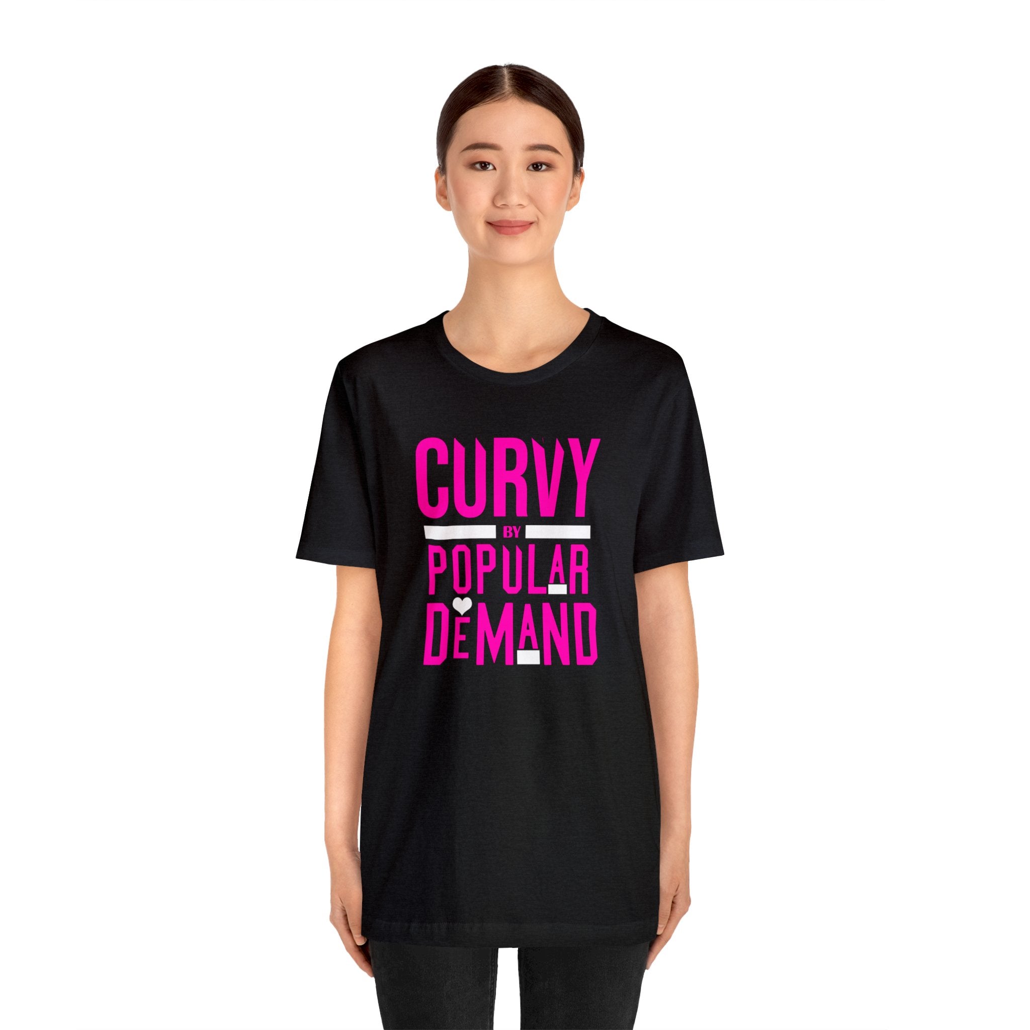 Curvy By Popular Deman Jersey Short Sleeve Tee