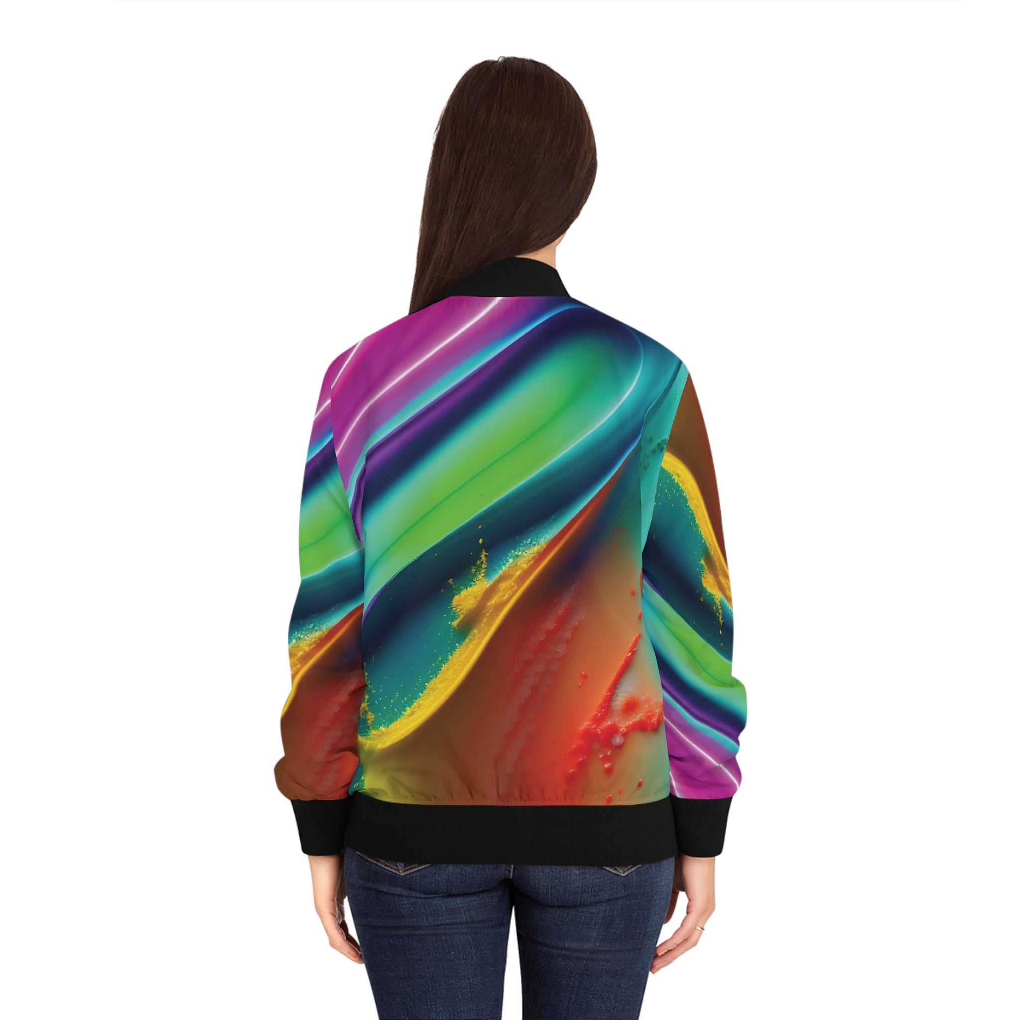 Candy Girl Fashion Women's Bomber Jacket