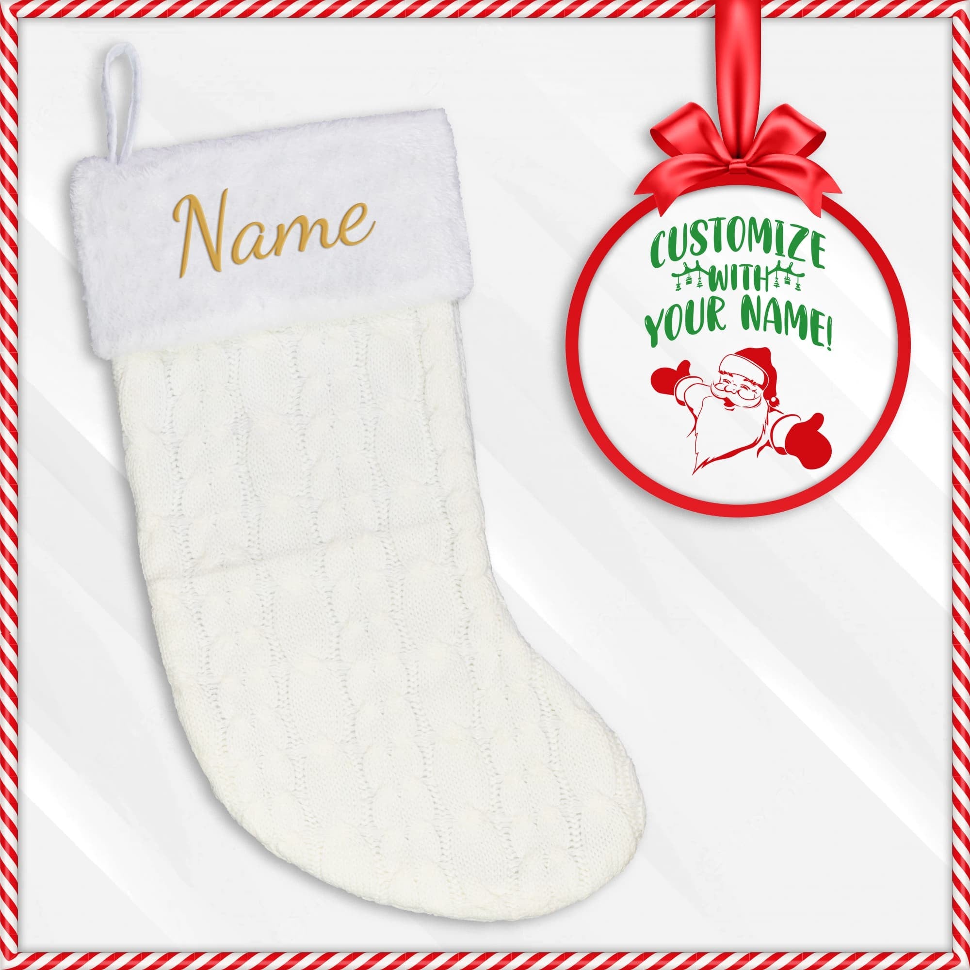 Custom Embroidered Stocking