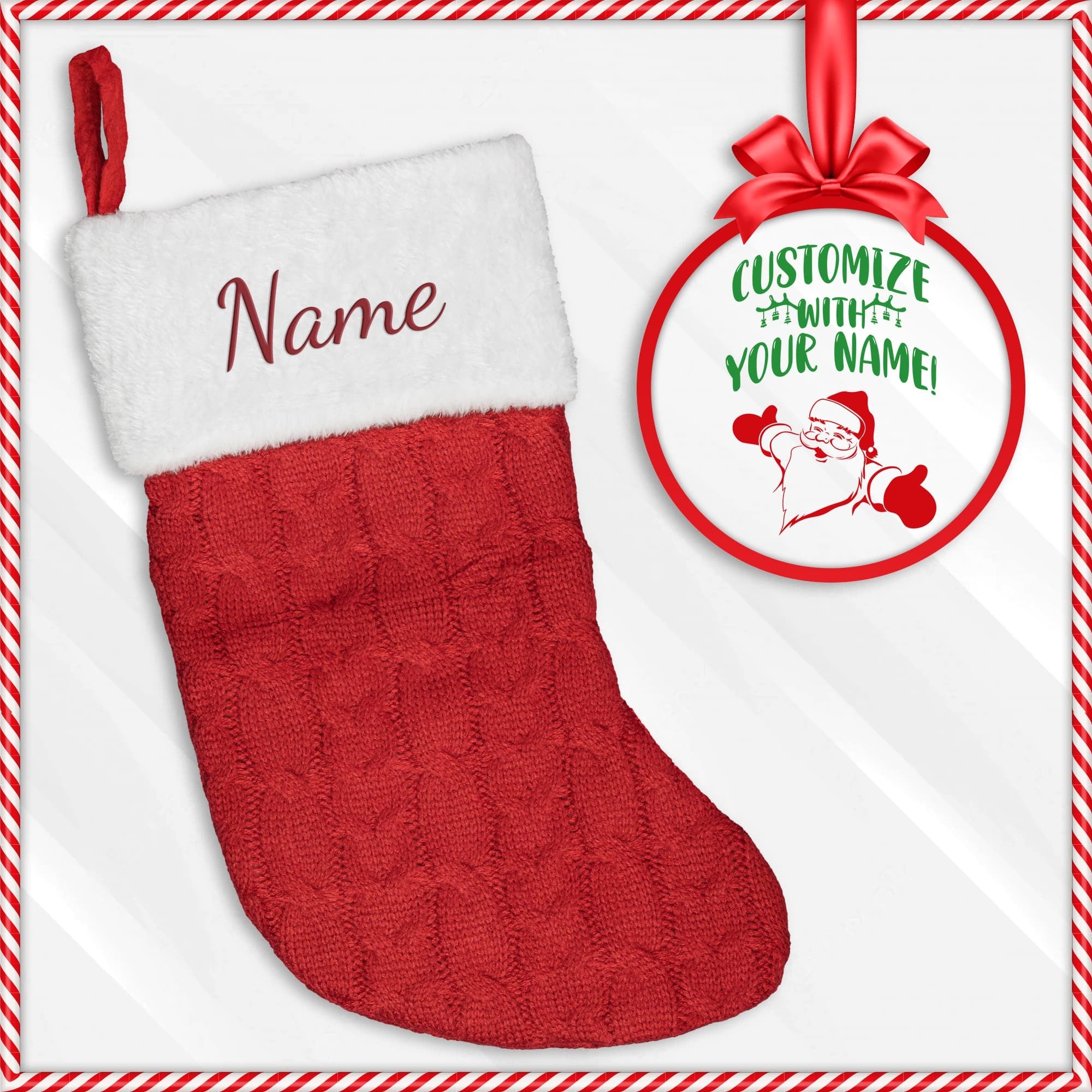 Custom Embroidered Stocking